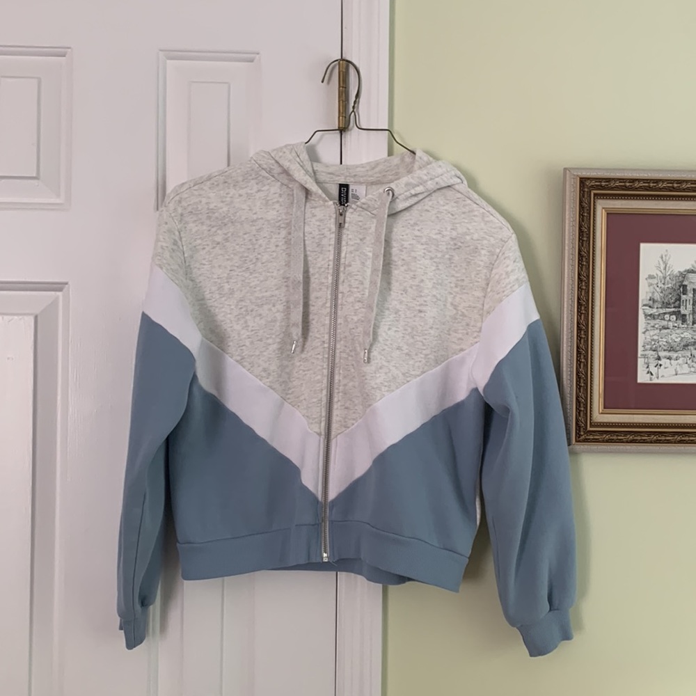 Cropped Zip Hoodie